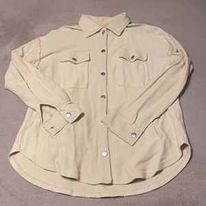 Altar’d State Cream Shacket | Size M